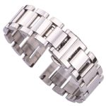 HENGRC Metal Watch Band Bracelet Women Fashion Stainless Steel
