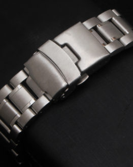 New Hot Sell Man Woman Silver Solid Stainless Steel Metal Curved End Watch Band