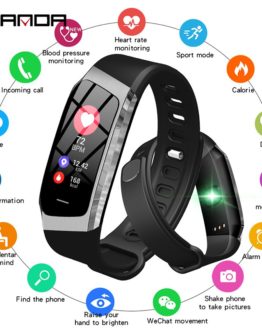 SANDA New Sport Smart Watch Men Fitness Tracker Heart Rate Blood Pressure