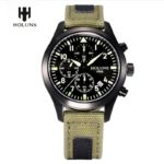 Men Watches Top Brand HOLUNS Pilot Army Military Tactical Quartz Wrist Watch