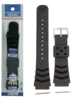 Seiko Original Rubber Curved Line Watch Band 22mm Divers Model
