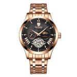 WATCHES Mens Watches Men Mechanical Automatic Skeleton Waterproof