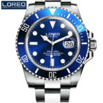 High Quality LOREO Men Watches Top Brand Luxury Sapphire