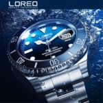 High Quality LOREO Men Watches Top Brand Luxury Sapphire