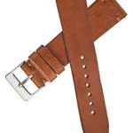 Hand Made Genuine Vintage Leather Watch Strap with Quick Release Steel