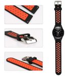 Universal 18mm 20mm 22mm 24mm Width Silicone Watch Band Replacement