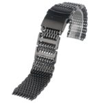 Luxury 20/22/24mm HQ Shark Mesh Watch Band Men Replacement