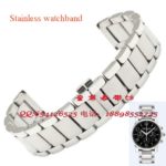 18mm 20mm 22mm New Mens Silver frosted Stainless Steel Bracelet Watch Band