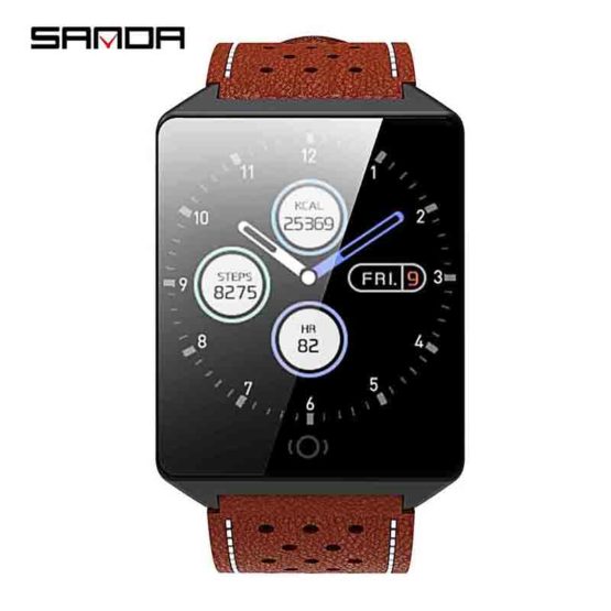 SANDA CK19 Smart watch IP67 Waterproof Tempered Glass Heart Rate Monitor