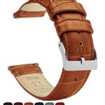 Barton Alligator Grain - Quick Release Leather Watch Bands - Choose Color