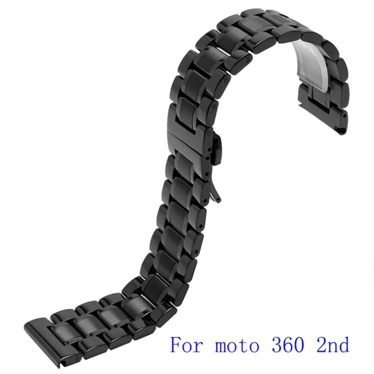 Quality Solid Stainless Steel Watch Band 22mm For moto 360 2nd 46mm Dial Mens Luxury Steel Strap 1 Quality Solid Stainless Steel Watch Band 22mm