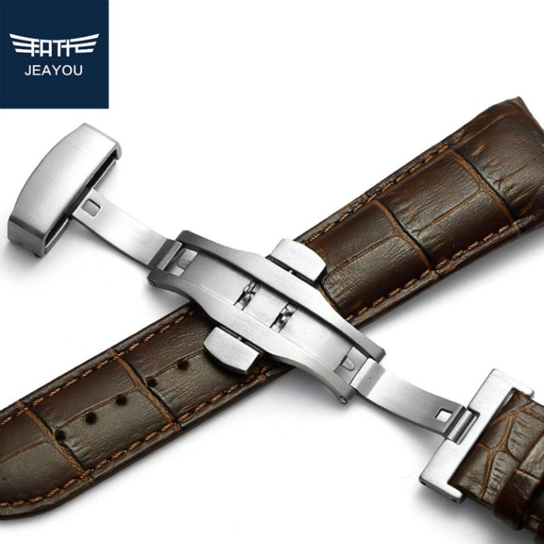 JEAYOU New Watch Strap Brown Watchbands Genuine Leather Band Watch Band 22mm 23mm 24mm Only For Tissot For Men 2 JEAYOU New Watch Strap Brown Watchbands Genuine Leather Band Watch