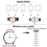 22mm Smart Watch with Fullmosa Axus Genuine Leather Band - Brown Luxury Watch Strap
