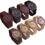 Marino Mens Canvas Wooden Watch - Wrist watches for Men