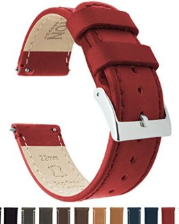 Barton Quick Release Top Grain Leather Watch Band Strap