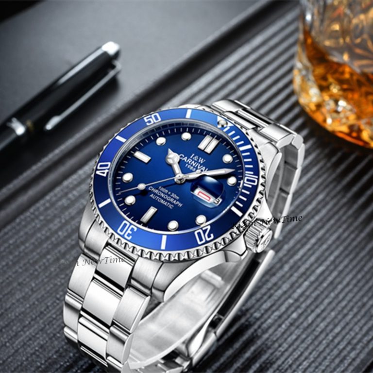 2019New mens watches top brand luxury Carnival automatic mechanical wrist watches full steel fashion military sport clocks reloj 2 2019New mens watches top brand luxury Carnival automatic mechanical