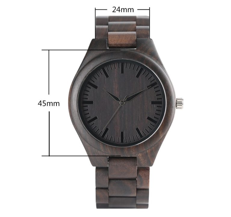 Creative Wood Watch Handmade Bamboo Women Men Analog Quartz Wooden