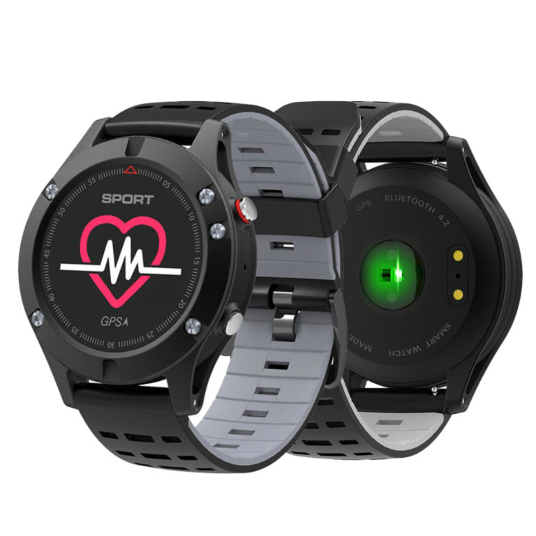 OGEDA Men F5 GPS Smart Watch Altimeter Barometer Thermometer Bluetooth 4.2 Smartwatch Wearable Devices for IOS Android 2018 1 OGEDA Men F5 GPS Smart Watch Altimeter Barometer Thermometer