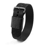 Marathon Ballistic Nylon Watch Band, Military Grade with Stainless Steel