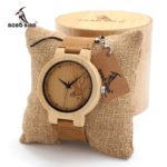 BOBO BIRD Men's wooden watches Simple Deer Design Men Top Brand Wood