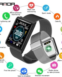 New SANDA Bluetooth Sport Smart Watch Men Heart Rate Monitor
