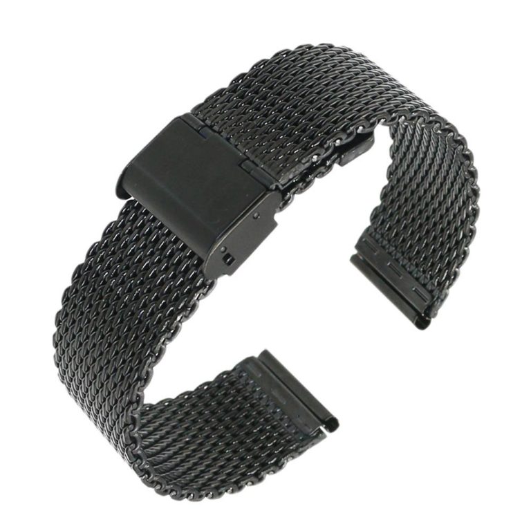 18 20 22 24mm Men Women Silver Black Gold Rose Gold