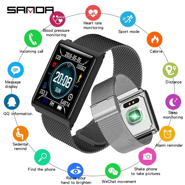 New SANDA Bluetooth Sport Smart Watch Men Heart Rate Monitor Blood Pressure Fitness Tracker Smartwatch Women for IOS Android 1 New SANDA Bluetooth Sport Smart Watch Men Heart Rate Monitor