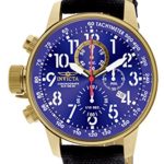 Invicta Men's Force Collection 18k Gold Ion-Plated Stainless Steel and Cloth Watch