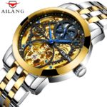 New Tourbillon Men Watches AILANG Top Brand Skeleton Mechanical Watch