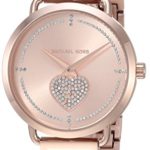 Michael Kors MK3827 Portia: A Magical Rose Gold Watch Set with Crystal Heart Accents