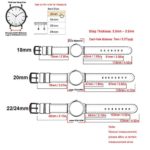 22mm Quick Release Silicone Watch Strap for Watches