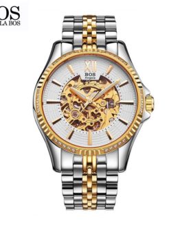 ANGELA BOS Business Watch Men Mechanical Automatic Stainless Steel