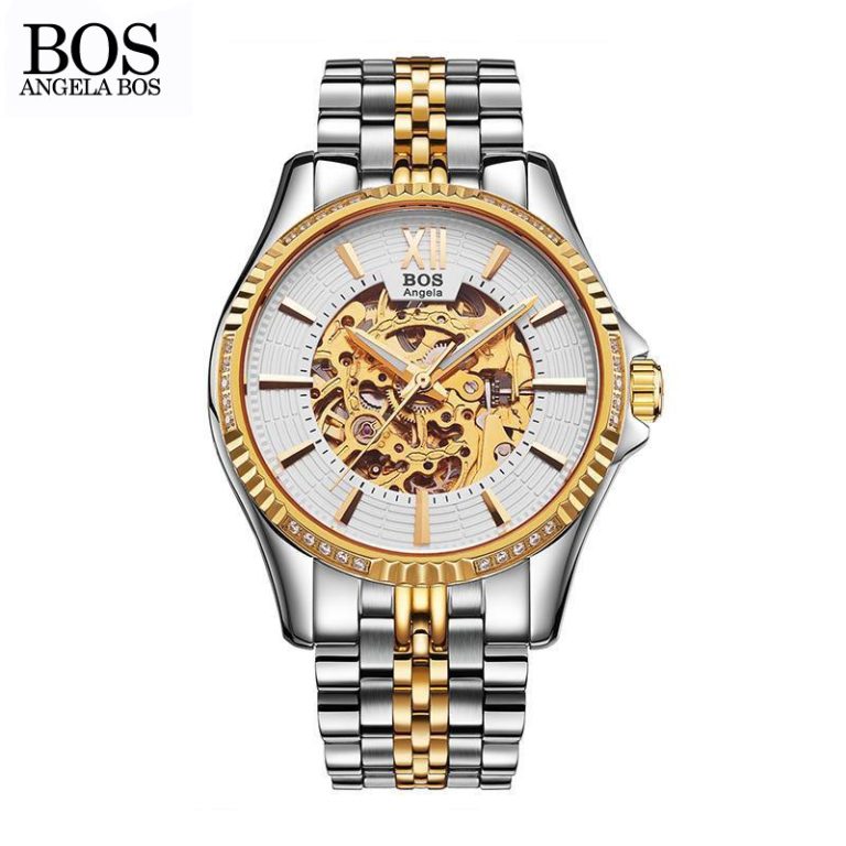ANGELA BOS Business Watch Men Mechanical Automatic Stainless Steel