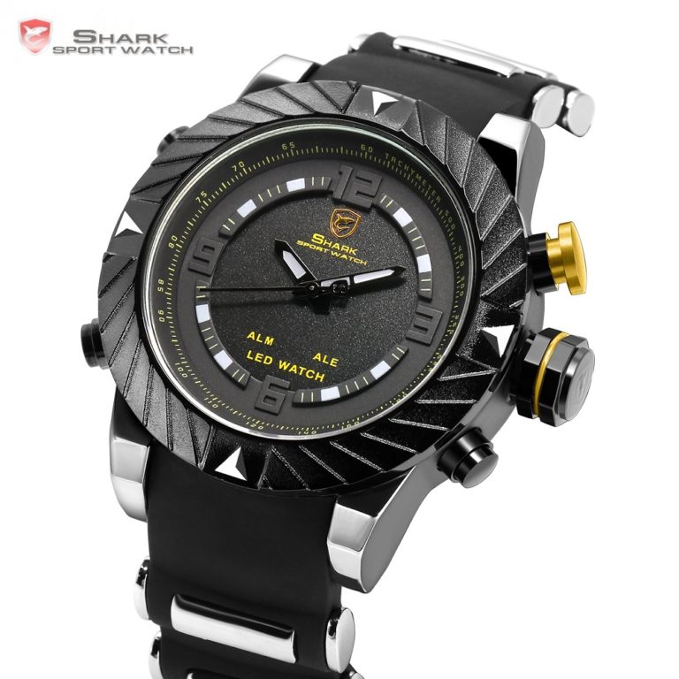Luxury Goblin Shark Sport Watch – Multifunction Waterproof LED Digital Men's Watch