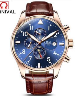 Carnival Top Brand Luxury Mens Watches Sapphire Fashion Mechanical Watch