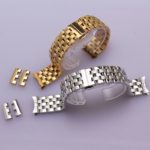 Stylish Stainless Steel Watch Straps - Silver and Gold Options