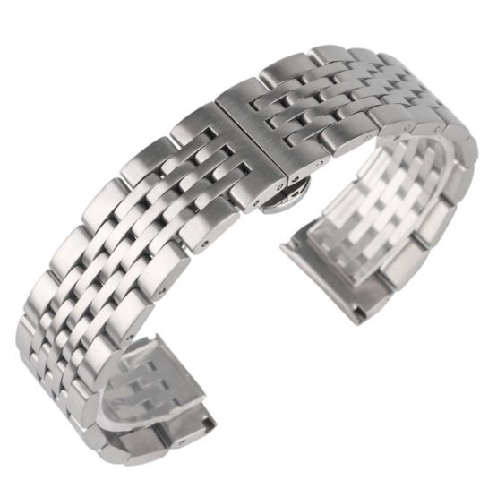 High Quality Silver 20mm 22mm 24mm Watch Band Stainless Steel