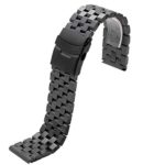 Stainless Steel Watch Band with Double Buckles Deployment