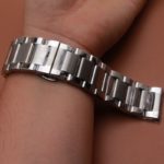 Straight Ends wrist Watches band stainless steel accessories men women