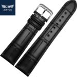 JEAYOU High Quality Men Alligator Leather Watch Strap Band