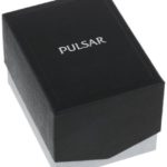 Pulsar Men's PU2007 Stainless Steel Watch with Black Leather Band