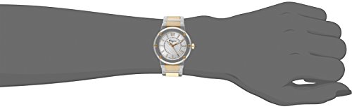 Salvatore Ferragamo Women's FIG040015 F-80 Two-Tone Analog Quartz Watch - 33mm Rose Gold Case, Luminous Dial, Water-Resistant