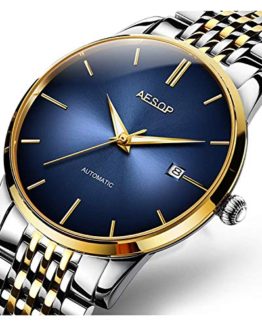Fashion Men's Mechanical Watch Luxury Brands Watches Steel Band