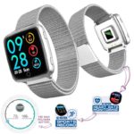 Mens Smartwatch RollsTimi New Fitness Tracker Heart Rate Blood Pressure Monitor