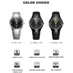 DOM watch men tungsten steel Luxury Top Brand Wrist 30m waterproof