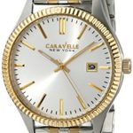 Caravelle New York Men's Analog Display Analog Quartz Two Tone Watch