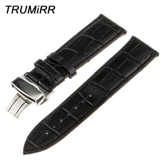 Top Layer Genuine Cow Leather Watchband for Tissot Men Women Watch Band