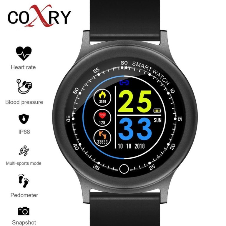 COXRY Smart Watches Women Pedometer Men Watch Sport Sleep Clock Heart Rate Fitness Watch Blood Pressure Smartwatch IOS Android COXRY Smart Watches Women Pedometer Men Watch Sport