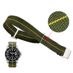 60's French Troops Parachute Special Elastic Nylon Watch Band