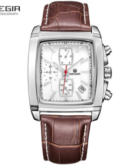 megir fashion casual military chronograph quartz watch